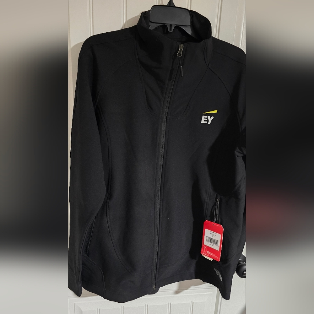 Black EY Zip-Up Jacket